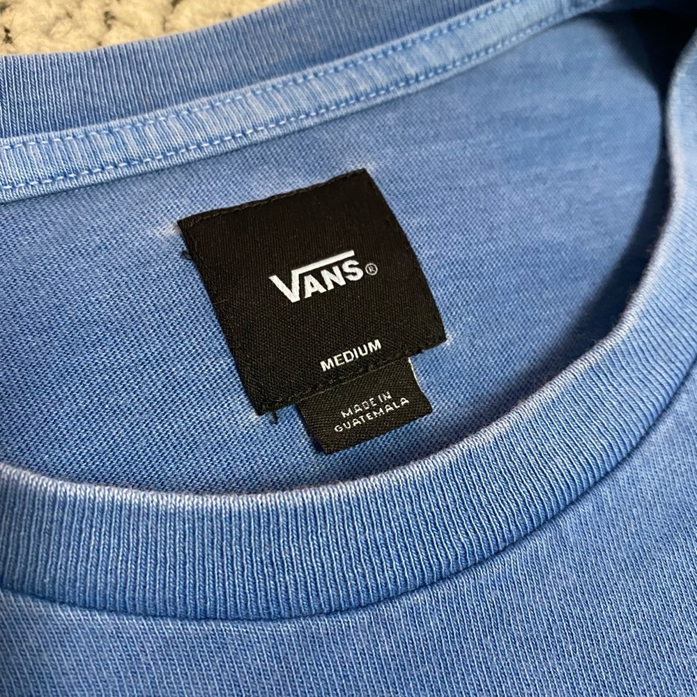 Vans - faded casual mens t shirt with front pocket - size Medium - Picture 6 of 9